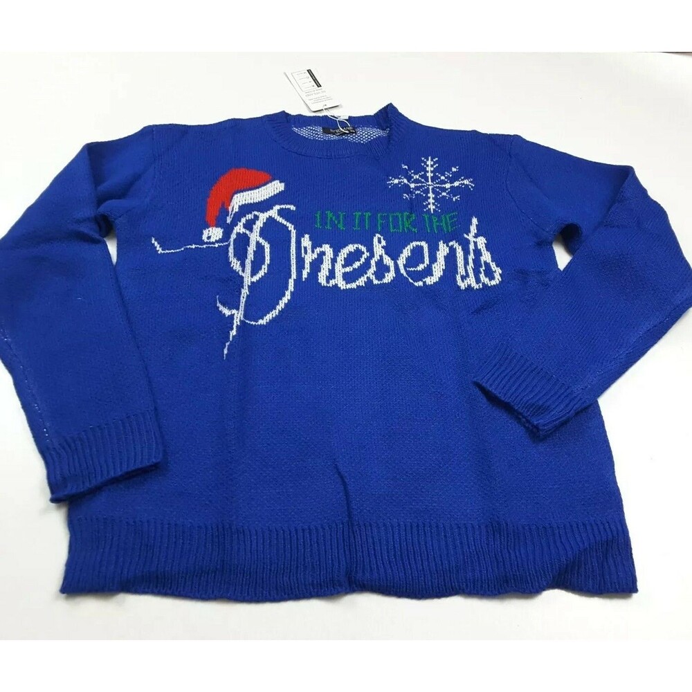 In It For The Presents Ugly Christmas Holiday Sweater Size 16W